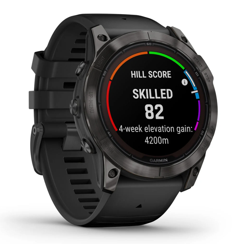 Garmin fenix 7X Pro Sapphire Solar Carbon Grey DLC Titanium with Black Band-1
